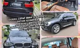 Jual Cepat Bmw X-5 Th2010 Hitam Istimewapemakai Langsung Stnk Nov 2023unit Di Jak-Ut.Wa:0811144978* 