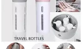 Travel Bottle Set 4 In 1 Toiletries Kit Botol Sabun Shampoo Lotion Hand Sanitizer New / Mini Smart