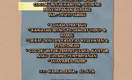 Disewakan Ruang Usaha Strategis Luas 60m² Di Jakarta Barat. Cocok Untuk Kantor, Gudang Penyimpanan