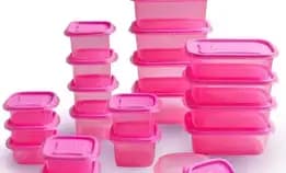 [ Calista ] Food Container Toples Plastik Calista Oita Set Isi 20pcs Tempat Penyimpanan Makanan Di K