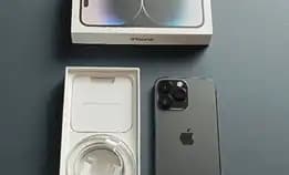 Iphone 14 Pro Max 256gb Space Black Bh 99% Garansi Resmi