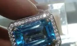 Blue Topaz Swiss Asli 