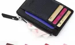 Dompet Kartu Resleting Besi Card