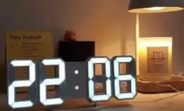 Jam Dinding Digital 3D Clock LED Meja R351 /  Jam Dekorasi / Jam Alarm / Jam Aestehtic Jam Kamar