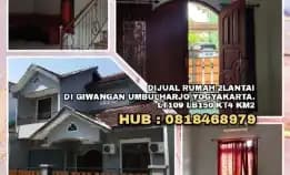 Dijual Rumah 2lantai Di Giwangan Umbulharjo Yogyakarta.Lt109 Lb150 Kt4 Km2.H: 0818468979>> 