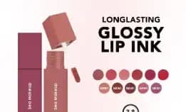 Sea Makeup Lacquer Shake Lip Ink Longlasting - Glossy Finish Liquid Lipstik Liquid Lipstick Liptint