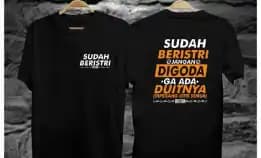 Kaos Pria Sudah Beristri