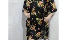 Kimono Lingerie Kembang Pond Import Murah Berkualitas