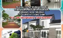 Dijual Cepat Rumah Baru Di Bintaro Jakarta Selatan.Jarang Ada, Murah. Lt73 Lb90 Kt3 Km2 Shm.