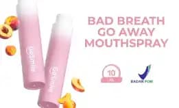 Go Smile Bad Breath Go Away Mouthspray Peach - Mouth Spray Mulut Fresh Untuk Menghilangkan Bau Mulut