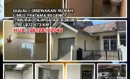 Dijual / Disewakan Rumah Limus Pratama Regency (Timur Kota Wisata Cibubur)Lt90 Lb72 Kt3 Km1