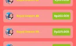 Top Up Koin Royal Dream Wa 083190573615