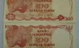 Koleksi Antik Dan Kuno Uang Kertas / Banknotes / Paper Money Goura Victoria 2 Seri Berurut 1984 001