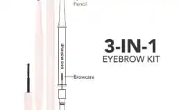 Sea Makeup Browshow Eyebrow Trio Kit Pensil Alis 3in1 Waterproof Tahan Air With Spoolie And Browcara