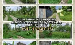 Dijual Tanah 2kapling 325m² Di Banguntapan Bantul Yogyakarta. Murah Strategis.H: 0813-9288-1972>