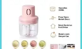 Blender Chopper Mini Penggiling Bumbu Sayur Buah Dengan Usb | Blender Juicer Elektrik Usb Rechargeab