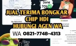 Agen Resmi Menerima Bongkar/Top Up Chip Hdi Wa 0821-7748-4313