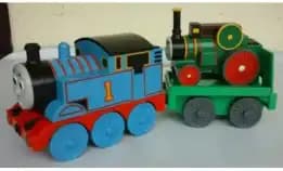 Thomas Percy Open Wagon Pull And Go Original Tomy Mainan Anak - Kid Toy