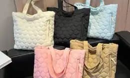 Puffy Bag Tote Bag Karen Shoulder Bag Resleting Big Size Suport Laptop Up To 14inc Hobo Bag Hang Out