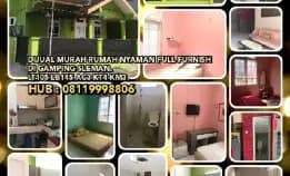 Dijual Murah Rumah Nyaman Full Furnish Di Gamping Sleman.Lt105 Lb145 Ac3 Kt4 Km3.Wa: 08119998806>> 