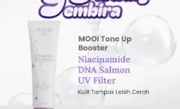 Mooi Pure Glow Tone Up Booster - Lotion Pencerah Kulit 100gr (100% Original)