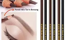 Korea Pensil Alis Tarik Benang Kupas Tanpa Serut Eyebrow Pencil Alis Waterproof Tahan Lama