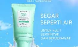 [Official Sunscreen] Skintific - Aqua Light Daily Sunscreen Spf 35 Pa+++ 30ml | Matte Fit Serum Suns