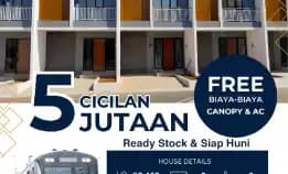 Rumah Murah 2 Lantai Cicilan 5 Jutaan