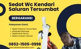 Sedot Wc Kendari Dan Saluran Tersumbat - 0852 1505 0998