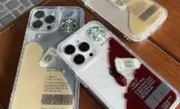 Case Liquid Starbucks Gelas Gerak