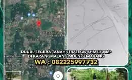 Dijual Segera Tanah Strategis Shm L304m² Di Karangmalang Mijen Semarang.Wa : 082225997732* Luas Tana