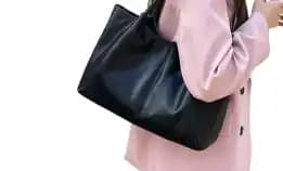 Tote Bag Wanita Megumi Korean Import Premium - Shoulder Bag Kuliah Aesthetic