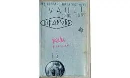 Kaset Musik Band Rock Def Leppard Lepard Greatest Hits Vault Vintage