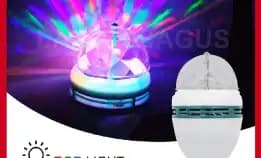 Lampu Disko Led / Lampu Bohlam Disko Led Putar Rgb