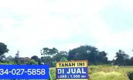 Dijual Tanah 1500 M2 Di Mengwi Badung Bali