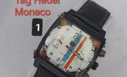 Jam Tangan Pria Tag Heuer Monaco Black