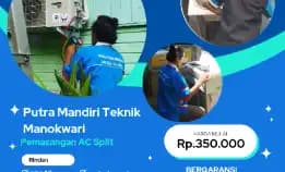 Pasang Ac Perumahan Amban Manokwari 082397921922