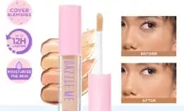 Dazzle Me Our Secret Cover Concealer | Liquid Makeup Tahan Lama Matte 4 Colors Natural High Coverage