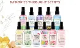 Careso Body Fragrance - Body Mist Parfum Memories Throught Scents