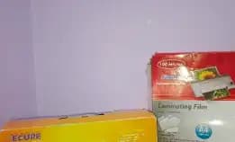 Paket Bundling!! Mesin Laminating Secure Compact A4 Original Dan Plastik Laminating