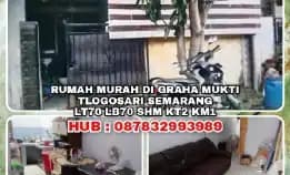 Rumah Murah Di Graha Mukti Tlogosari Semarang.Lt70 Lb70 Shm Kt2 Km1.H:087832993989