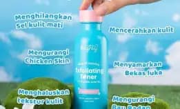 Brighty Multipurpose Exfoliating Toner Pemutih Badan Pencerah Badan Pencerah Ketiak Pemutih Leher Pe