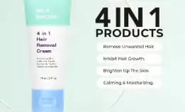 Milk Recipe Hair Removal Cream 4in1 Hair Removal Cream - Krim Waxing Perontok Bulu Ketiak  Non-Irrit