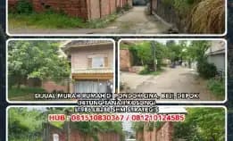 Dijual Murah Rumah Di Pondok Cina, Beji, Depok (Hitung Tanah Kosong)Lt986 Lb288 Shm Strategis.