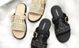 Sandal Platform Wanita Korean Style Kekinian