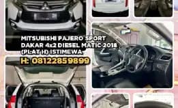 Mitsubishi Pajero Sport Dakar 4x2 Diesel Matic 2018 (Plat H) Istimewa H: 08122859899>> 