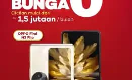 Promo Akhir Tahun!!, Segampang Itu Nyicil Oppo Find N3 Flip, Dapatkan Bunga 0% Dan Free Cicilan 1