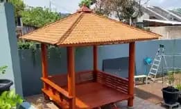 Gazebo Kayu Kelapa