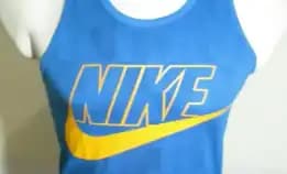 Kaos Singlet Lengan Buntung Fitnes Gym Spandek