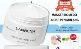 [Bpom] Lanbena Masker Komedo Wajah Komedo-Pengangkat /Pembersih Komedo/Masker Hidung/Pencabut Komedo